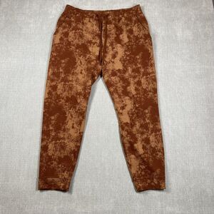 Lululemon Pants Mens XL Brown Tie Dye City Sweat Joggers Athletic Zip Pocket